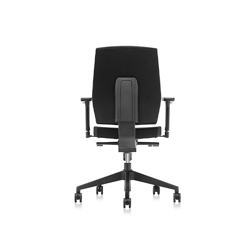 Melhor confortável Black Low Back Ergonomic Task Chair com Braços-T2 Alpha 